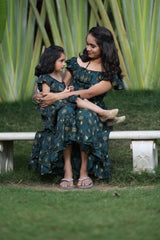 Mother & Daughters Elegant Combo Dress