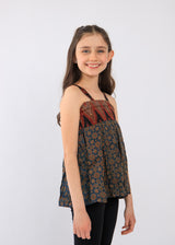 Goa Silk Midi Dress for Girl