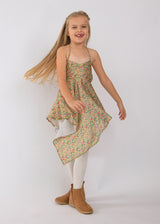 Fun in the Sun Halter Top Shift Dress  for Girl