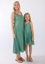 Cozumel Sea Green Midi Dress combo
