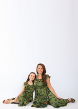 Floral Print Silk Dress